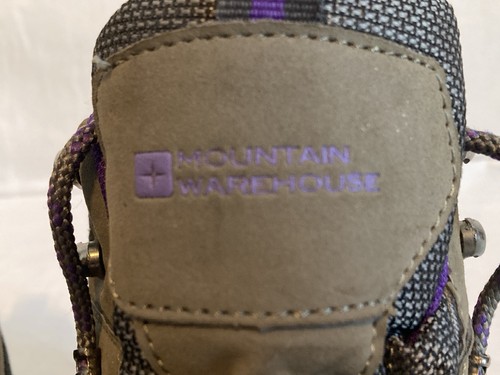 Mountain Warehouse Women’s Hiking Ankle Boots Sz 8 SODRY Gray/Black/Purple - Picture 8 of 8