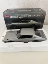 Kyosho 1:18 Nissan Skyline 2000 GT-R KPGC110 Sports Wide Wheel Silver 08254S