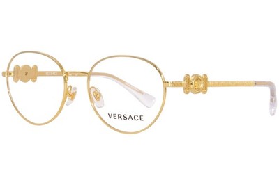 Versace VK1002 1002 Eyeglasses Frame Youth Kids Girl's Gold Full Rim Style 46mm