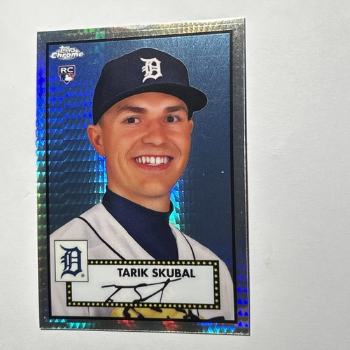 Tarik Skubal [Refractor] #39 2021 Topps Chrome Platinum Anniversary card