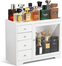 Cologne Organizer for Men, 5 Tier Large Capacity Organizador De Perfumes, Wooden