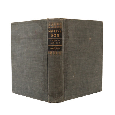 Native Son by Richard Wright Harper & Brothers Publishing Antiquarian 1940 HC