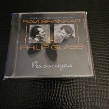 RAVI SHANKAR & PHILIP GLASS - Passages - Private Music 1990 - CD Like New