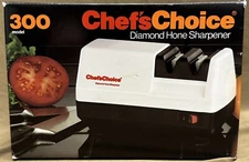 Chefs Choice Model 300 Diamond Hone Electric Knife Sharpener Made in USA