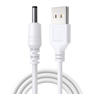 Type A Male USB Turn to for DC Power Male Plug 3.5mm x 1.35mm Power Convert