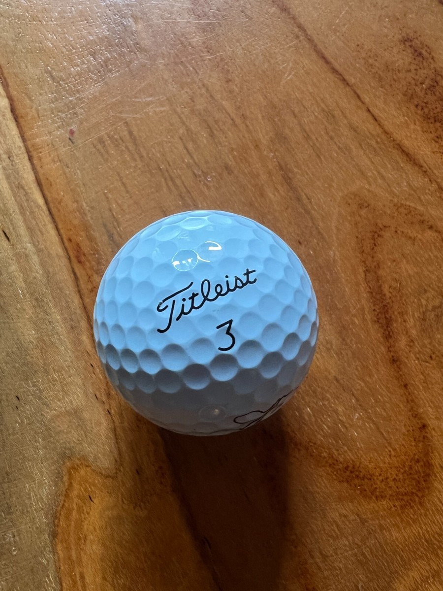 Collectable Richard Mille/Bubba Watson Autographed Titleist pro v