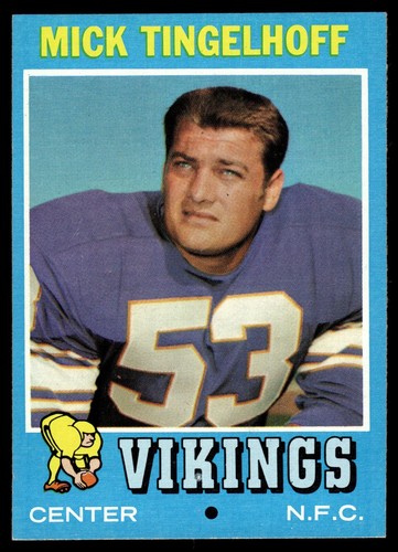 1971 Topps - Mick Tingelhoff #204 Vikings