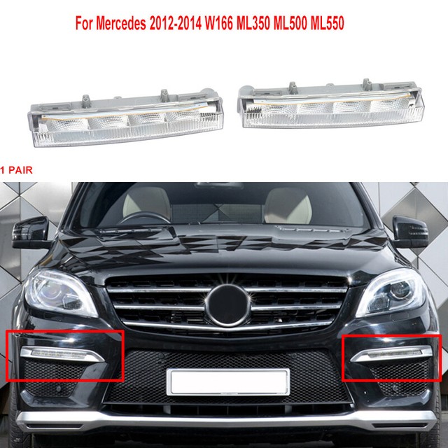 For Mercedes Benz W166 MLClass ML500 X204 1215 LED DRL Daytime