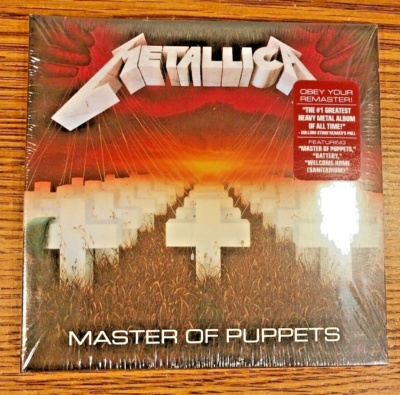 Metallica Master Of Puppets CD Remastered Brand New Sealed 1986