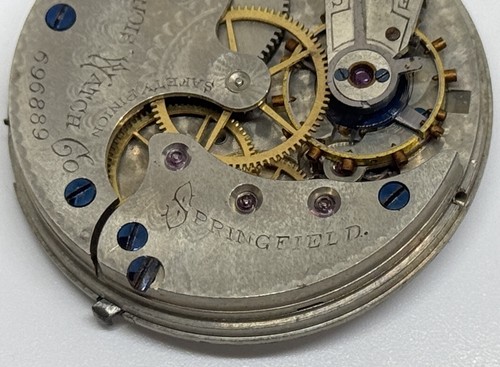 ILLINOIS POCKET WATCH MOVEMENT 6s 1887 11 Jewels Runs - 第 16/18 張圖片