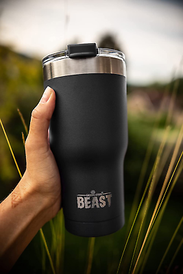 Beast 30 oz Tumbler Stainless Steel Vacuum Insulated Coffee Ice Cup Double  Wall Travel Flask (Orange)