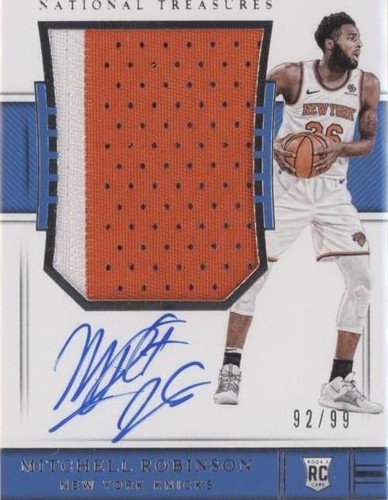 2024-25 Panini National Treasures Ajay Mitchell #148 Red RC Patch 