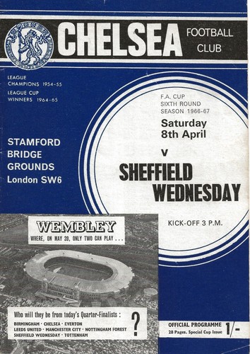 CHELSEA HOME FOOTBALL PROGRAMMES 1961 TO 1967 ~ YOU CHOOSE WHICH YOU WANT - Picture 21 of 23