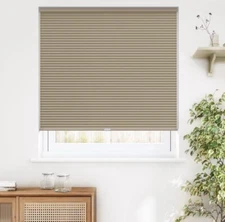 LazBlinds Cordless Cellular Shades Honeycomb Blackout 35x48 Inch Taupe