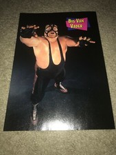 Vintage WCW BIG VAN VADER Wrestling Pinup Photo 1996 WWF WWE 1990s RARE
