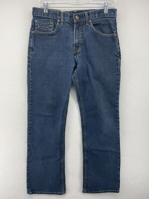 U.S. POLO ASSOCIATION MENS JEANS BLUE SIZE 32x32 DENIM STRETCH STRAIGHT LEG
