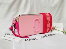 MARC JACOBS Snapshot Camera Bag 961 Pink Multi Shoulder Bag Outlet
