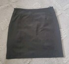 Saopaulo Size 10 Gray Stretch Military Style Knee Length Pencil Dress Skirt — photo 9