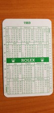 vintage Rolex Calendar 1969-1970 in good condition