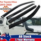 <!--F#f_0-->Window Visor Wind Rain Deflector Guard Weather Shield fit for Toyota Hilux 15-20<!--F/-->