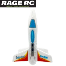 RAGE RC Spinner Missile White Electric Free Flight Model Rocket Toy Rechargable