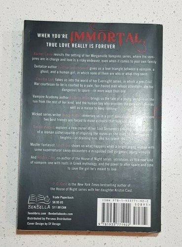 Immortals Love Stories with Bite by P C Cast Rachel Caine Claudia Gray R. Mead - Picture 8 of 9