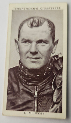 1939 Kings of Speed Churchman s Cigarettes #29 J. M. West (E)