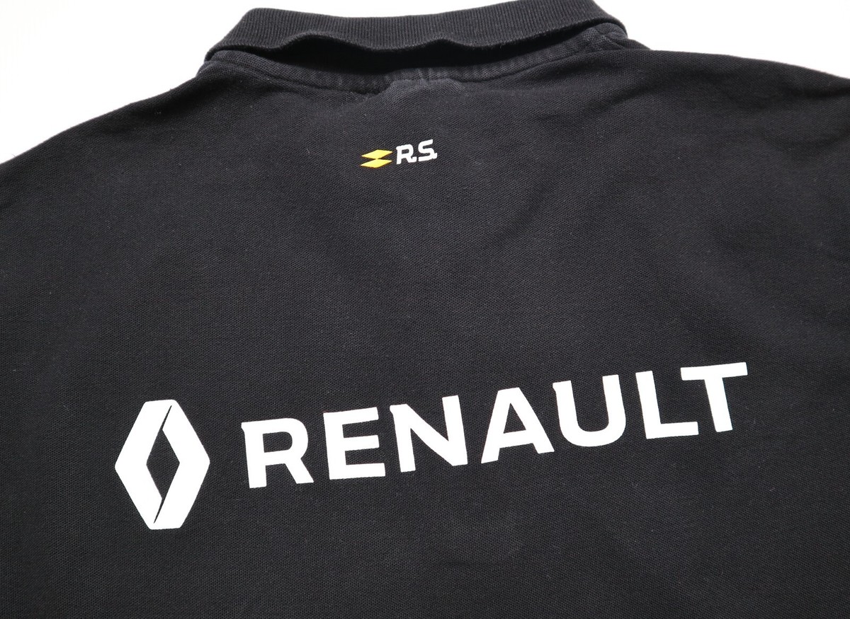 RENAULT SPORT／F1 TEAM POLO-SHIRT サイズXL RENAULT F1 TEAM RACING PIT CREW POLO SHIRT JERSEY TOP BLACK