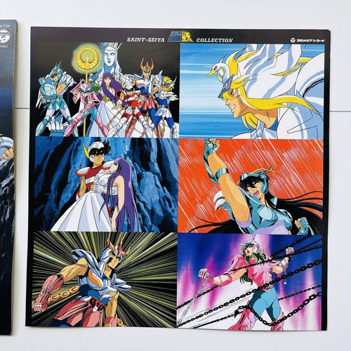 Saint Seiya Music Collection III LP 1987 Vinyl Columbia CX-7311 w/ 6 Postcards E - Picture 9 of 10