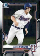 2021 Bowman Chrome #BCP-41 Justin Foscue