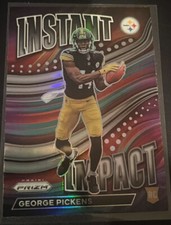 2022 Panini Prizm Football George Pickens Instant Impact CASE HIT