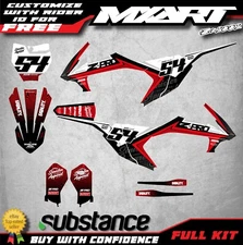 Custom graphics for Gas Gas MC 65 2021 2022 models ORION style decal kit sticker