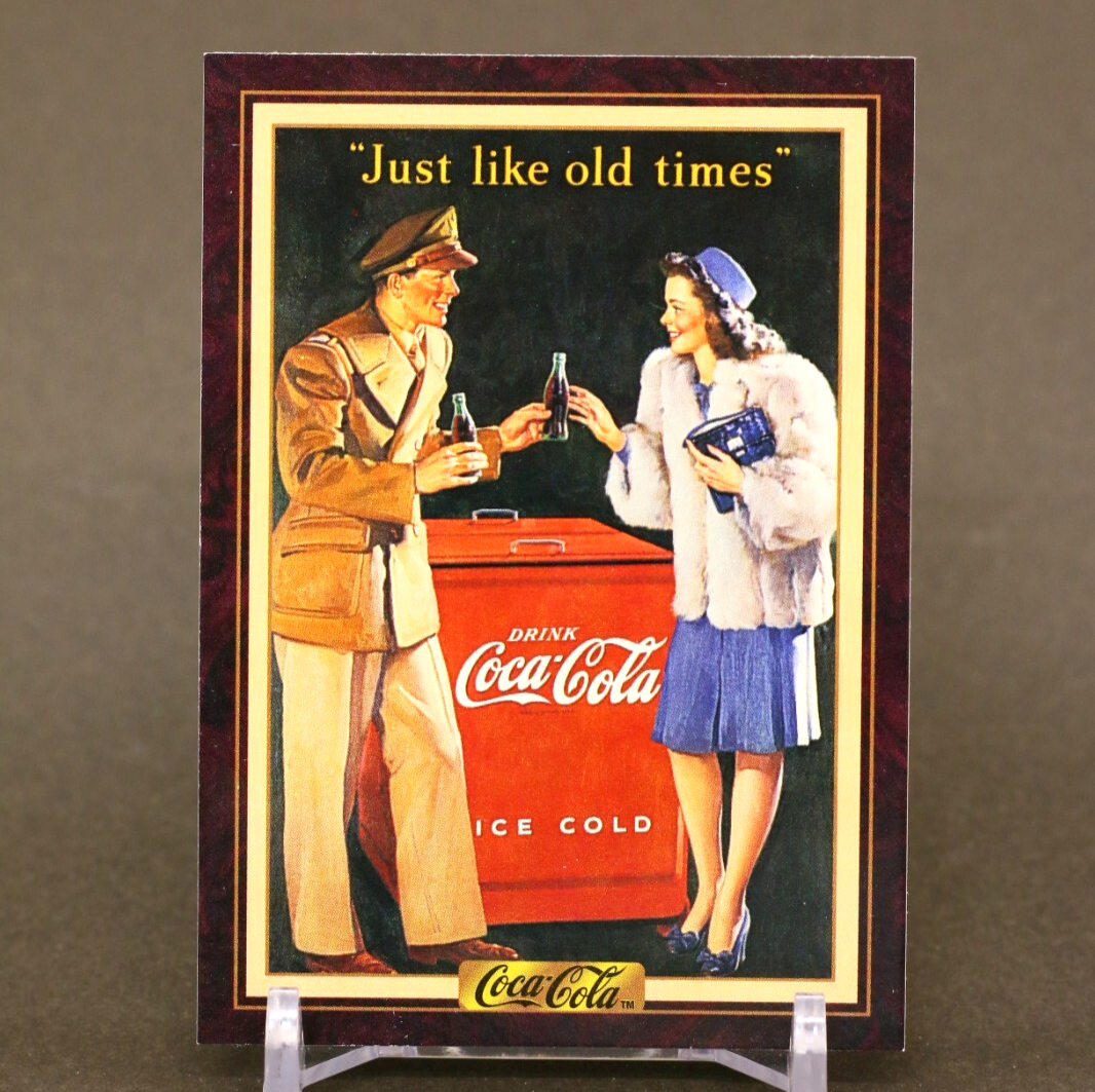 アンティーク雑貨 Coca-Cola l Art Collectors Cards Original Art - 1945 Coca Cola Collection Series3 Collect A Card