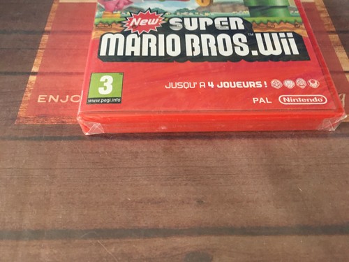 NEW SUPER MARIO BROS WII nintendo wii new blister new sealed new PAL FRA - Picture 8 of 8