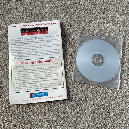 Delorme Street Atlas USA 4.0 CD-ROM for Macintosh V4.0M MAC 84300 1996 + Booklet - Bild 4 von 7