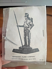 FIGURINE 54 mm model soldier kit ref NB 3B BRITISH SEGEANT 1812  PLOMB