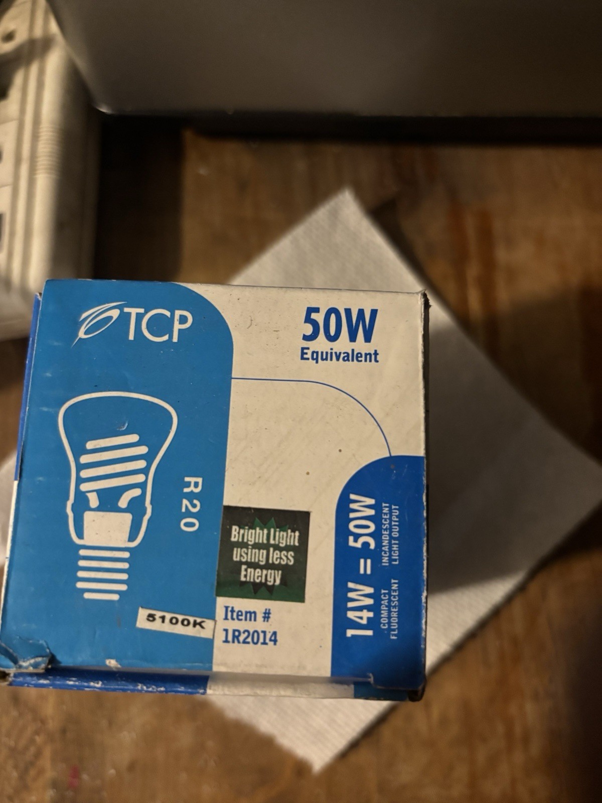 TCP R20 50W Equivalent Compact Fluorescent Light Bulb 1R2014