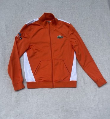 LACOSTE ジャージ US M オレンジ系 Men's Lacoste Sport Miami Open Full Zip Jacket Orange Sz 4 M | eBay