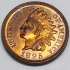 1895 Indian Head Penny Beautiful Uncirculated Coin