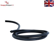 Efficient Black UPVC Replacement Seal - 6m Window & Door Draught Proofing