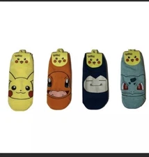 Pokémon Socks 4 Pairs of Men’s 6-12 Crew Socks New with Tags