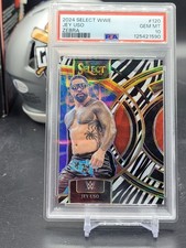 Jey Uso 2024 Select WWE Zebra Prizm #120 PSA 10 (CBTH)