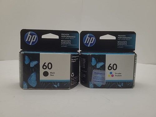 Oryginalny atrament trójkolorowy HP 60 CC643WN uszczelniony i czarny atrament CC640WN wygasł 2019/20