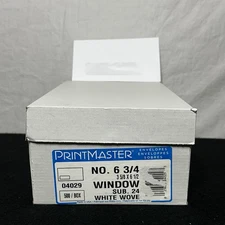 PrintMaster® 24 lb. White Wove No. 6-3/4 Window Envelopes 500 per Box
