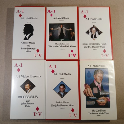 #ad #ad A 1 MultiMedia Magic VHS Lot of 6 Jennings Bannon Marlo Aldo Wagner 1990#x27;s A1 $54.99