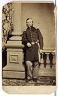 1860s CIVIL WAR UNION ARMY OFFICER IN UNIFORM CDV PHOTOGRAPH / ALBUMEN PHOTO
