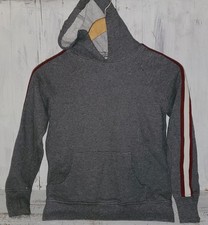 Gymboree Gray Pullover Hoodie Hood Sweatshirt 2018 Holiday 2 Size M 7-8 W25