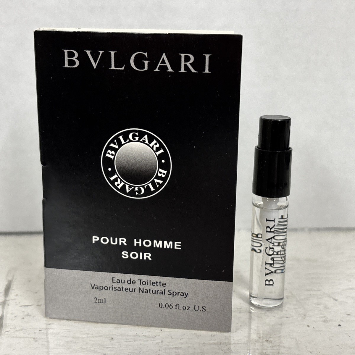 BVLGARI Pour Homme Soir Parfum Sample Spray 2ml-0.06 fl oz | eBay