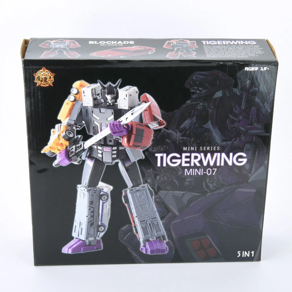 Transformers Tigerwing Menasor 5 in 1 Transforming Figures Set Motormaster Gift - Image 2 of 4