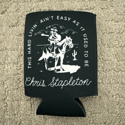 Chris Stapleton Hard Livin Ain t Easy Tour Coozie Koozie Beer Can Cooler Country
